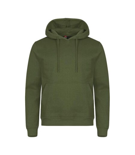 Sweat À Capuche Miami Adulte Vert Militaire Clique
