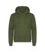Sweat À Capuche Miami Adulte Vert Militaire Clique-1