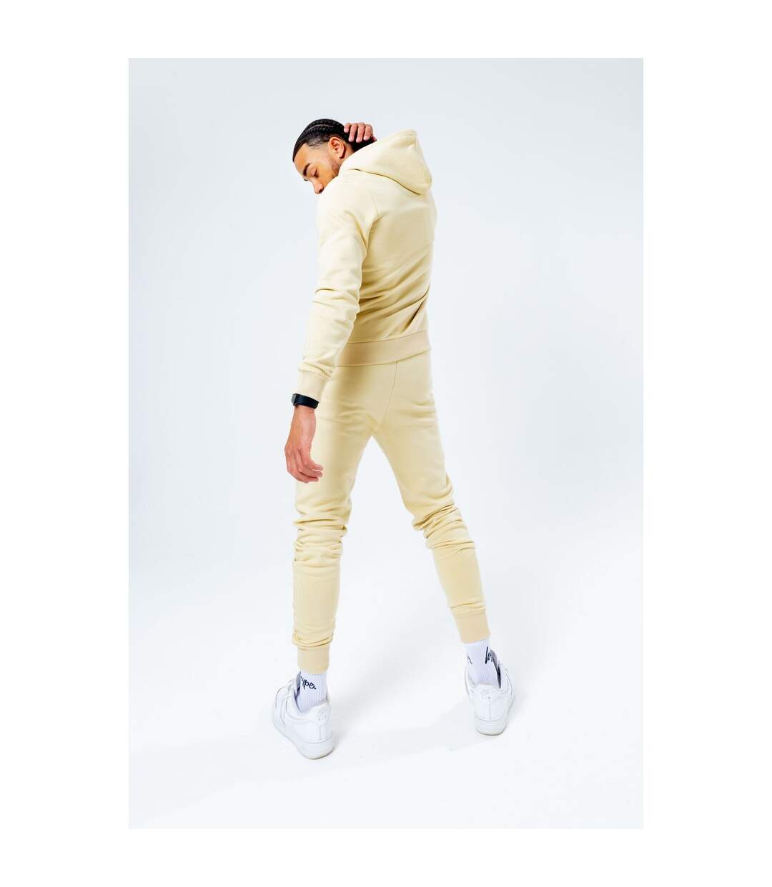 Hype Mens Scribble Logo Tracksuit (Wheat) - UTHY4854