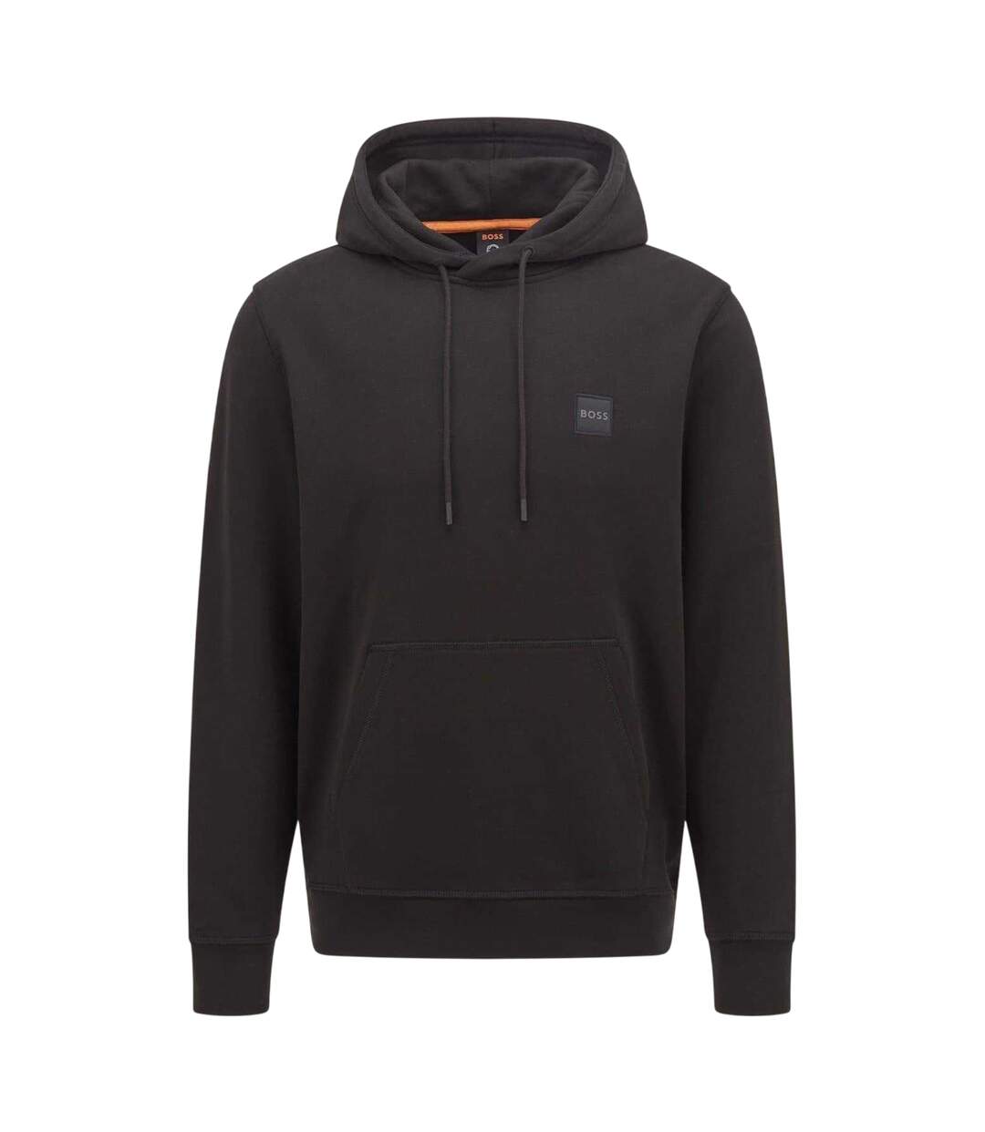 Mens Wetalk Pullover Hoodie Black Boss-2