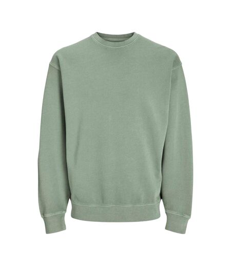 Unisex Adult Faded Drop Shoulder Sweatshirt Iceberg Green Jack And Jones