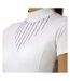 Hy Womens/Ladies Roka Rose Show Shirt (White/Navy/Rose Gold) - UTBZ4231
