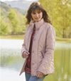 Women's Powder Pink Padded Jacket Atlas For Men