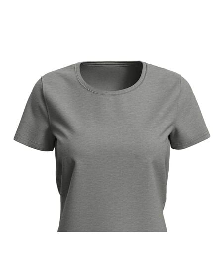 T-shirt Lux Femme Gris Chiné Stedman