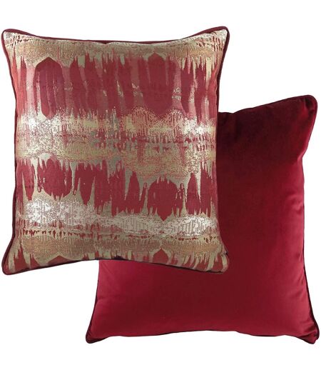 Evans Lichfield Inca Throw Pillow Cover (Burgundy)