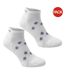 Pack Of 2  Womens/ladies Cushioned Ankle Socks  White Karrimor-1