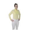HyFASHION Womens/Ladies Dedham Long Sleeved Tie Shirt (Yellow)