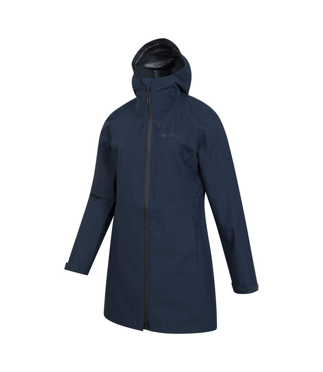 Womens/ladies solstice extreme 2.5 layer waterproof jacket navy Mountain Warehouse-3