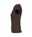 Womens/ladies Imperial T-shirt Chocolate SOLS-3