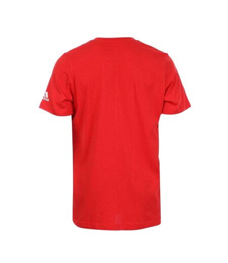 T-shirt Motif/style Uni Homme Rouge Adidas