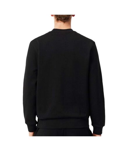 Sweat noir homme lacoste sh9608