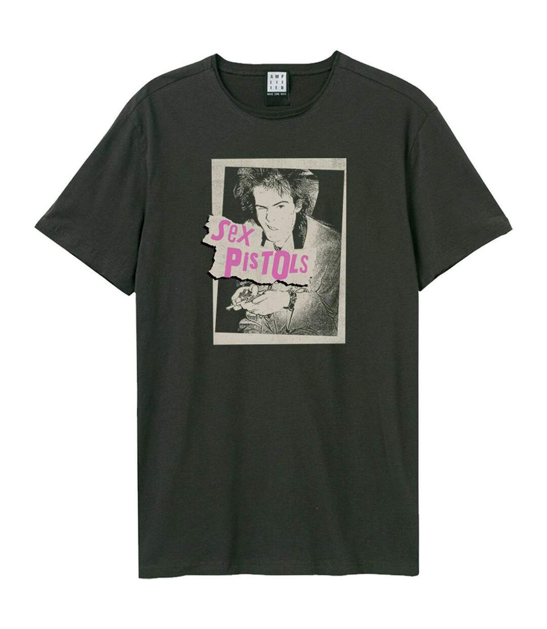T-shirt Photo Adulte Charbon Amplified-1