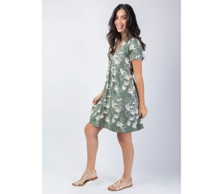 Robe courte été coupe ample MAJA motif chic et féminin Coton Du Monde