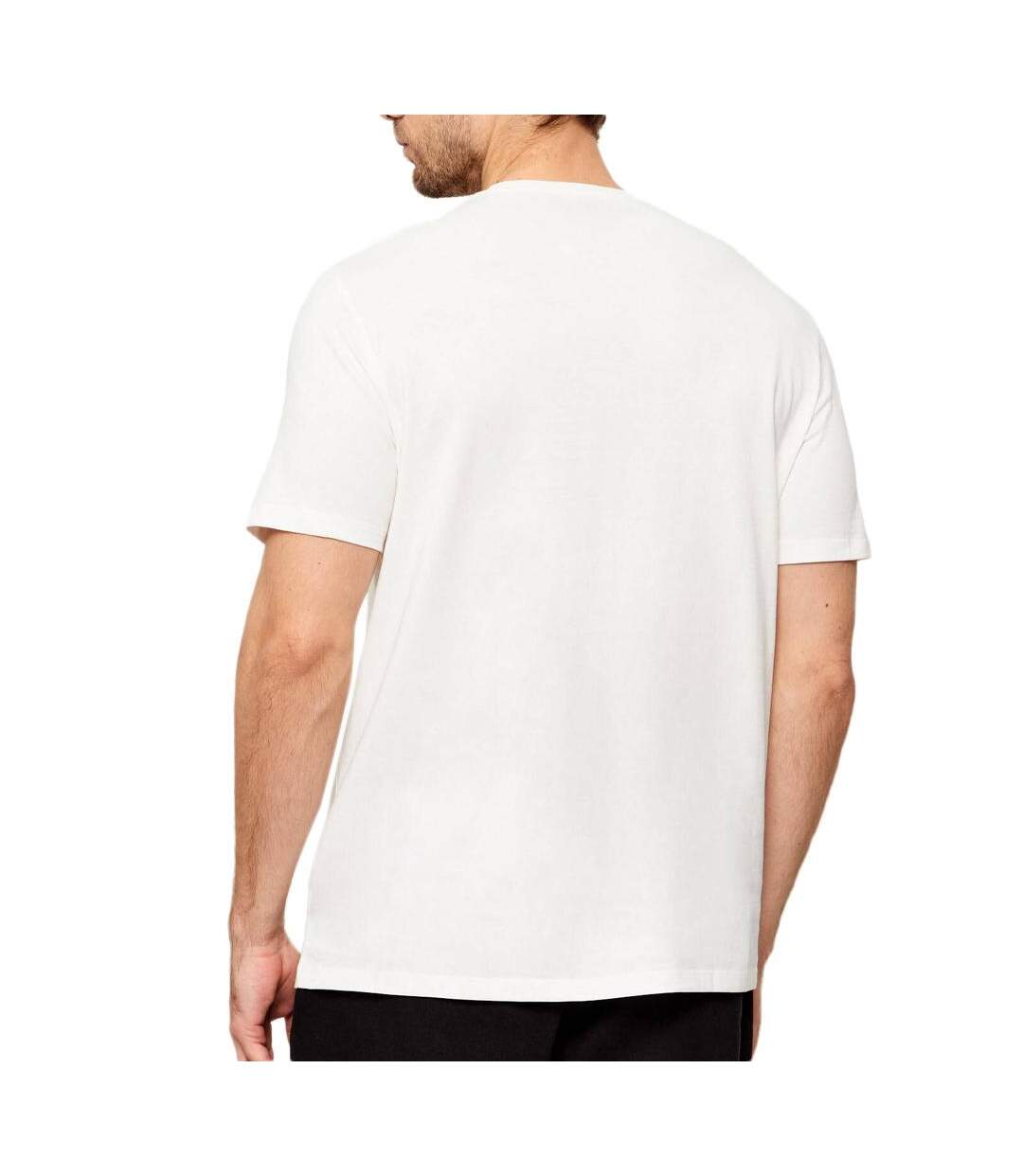 T-Shirt blanc homme calvin klein jeans lv14re829g-2