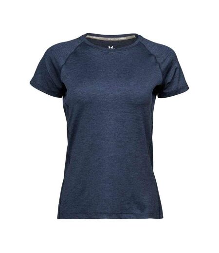 T-shirt Femme Bleu Marine Chiné Tee Jays