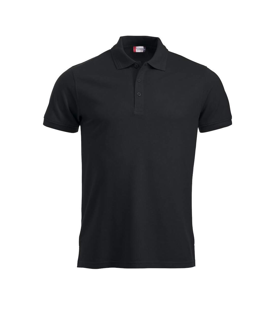 Mens manhattan polo shirt black Clique