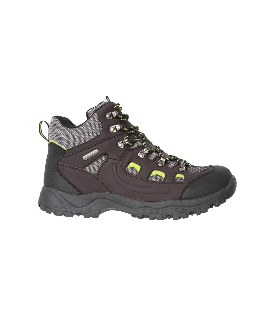 Mens Adventurer Waterproof Hiking Boots Lime Mountain Warehouse-4