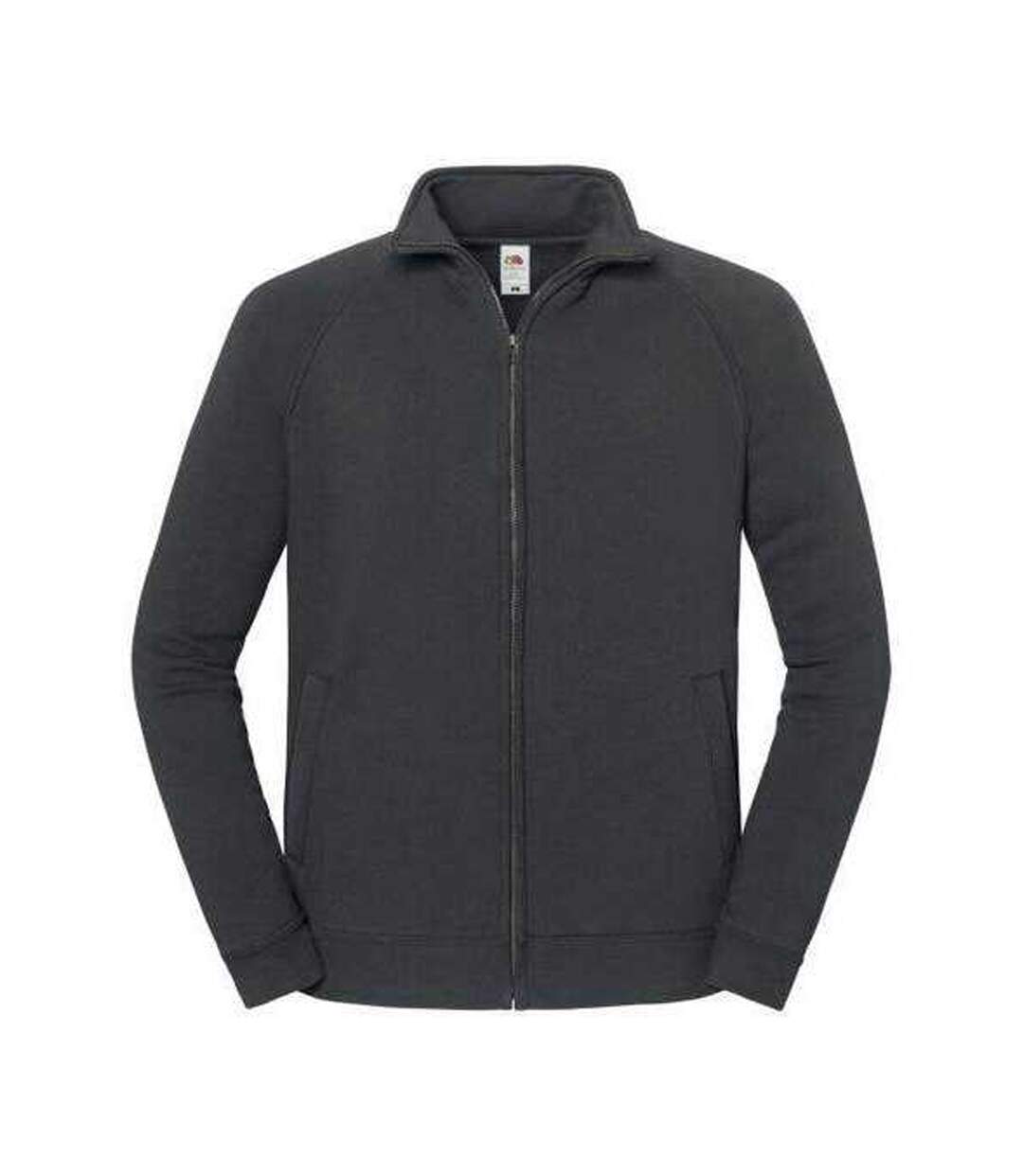 Veste De Survêtement Unie Manches Raglan Iconic Premium Homme Anthracite Fruit Of The Loom-1
