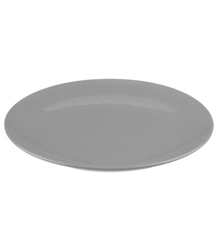 Lot de 6 Assiettes Plates Colorama 26cm Gris