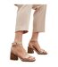 Principles Womens/Ladies Daphne Buckle Detail Sandals (Tan) - UTDH3599