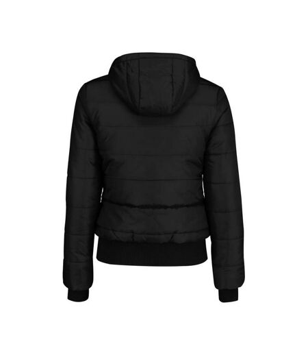 Veste Matelassée Femme Noir Bleu Cobalt B&C