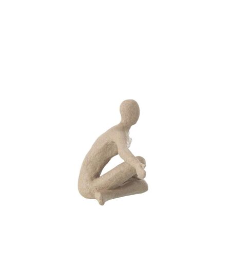 Statuette Bras Ouverts en Résine Shawn 57cm Beige