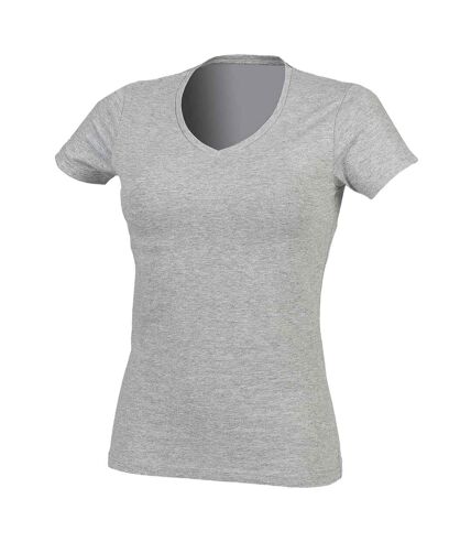 T-shirt feel good femme gris chiné SF SF