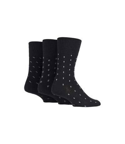 3 Pk mens patterned non elastic wool socks