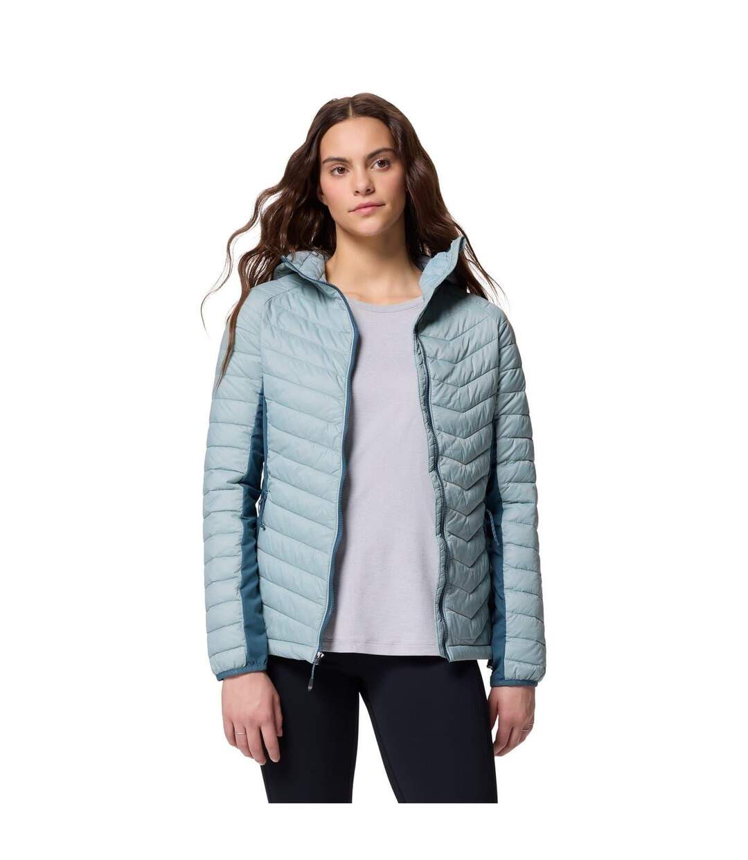 Veste Hybride Powder Pass Femme Bleu Columbia-1