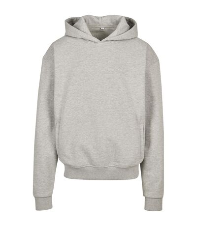Sweat À Capuche Homme Gris Chiné Build Your Brand