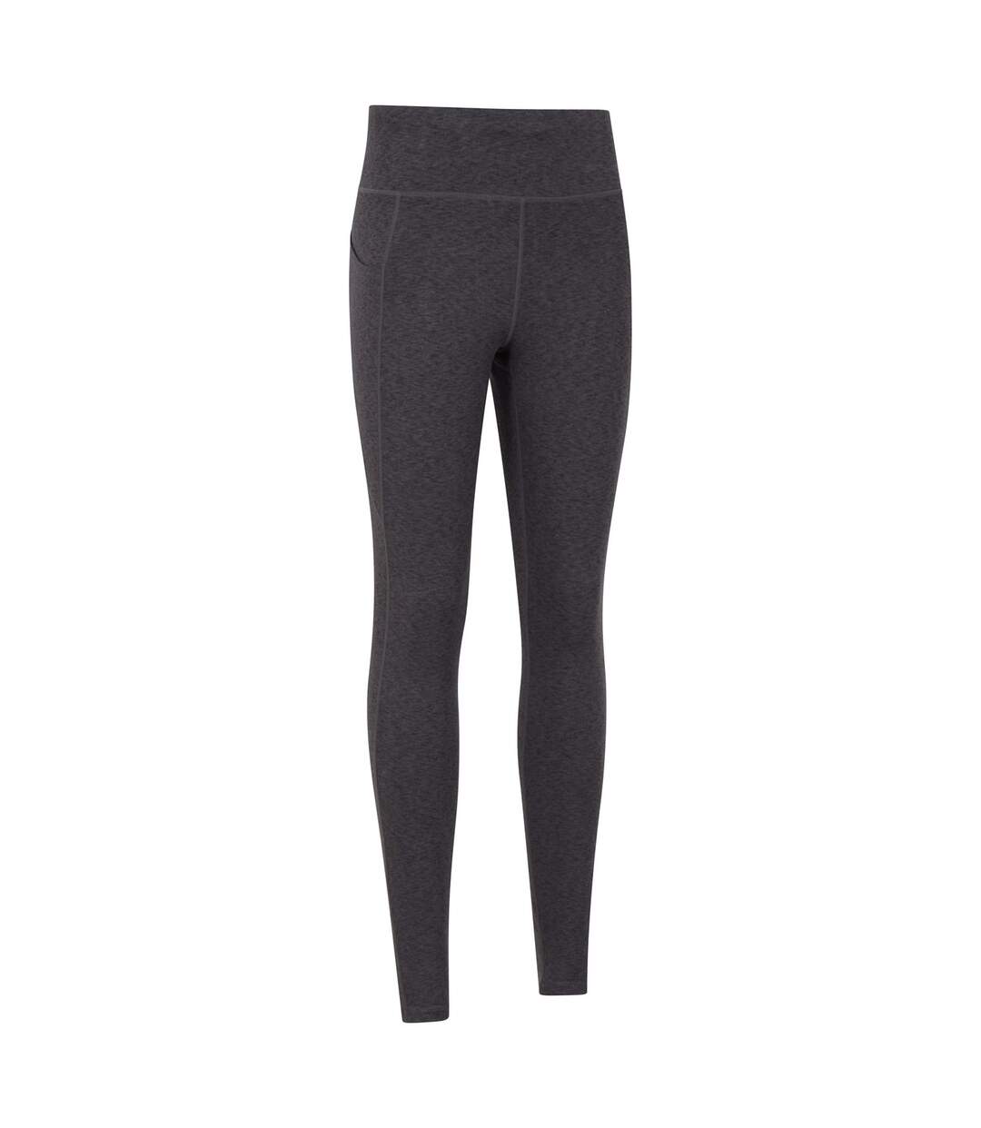 Womens/ladies Contin Trekking Thermal Leggings Grey Mountain Warehouse-4