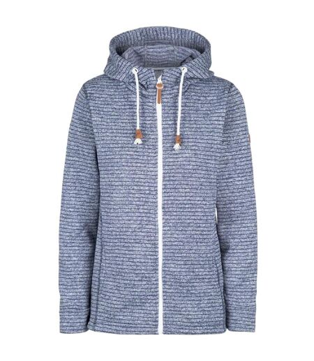 Veste Chinée À Capuche Motif/style À Rayures Kari Femme Bleu Marine À Rayures Trespass