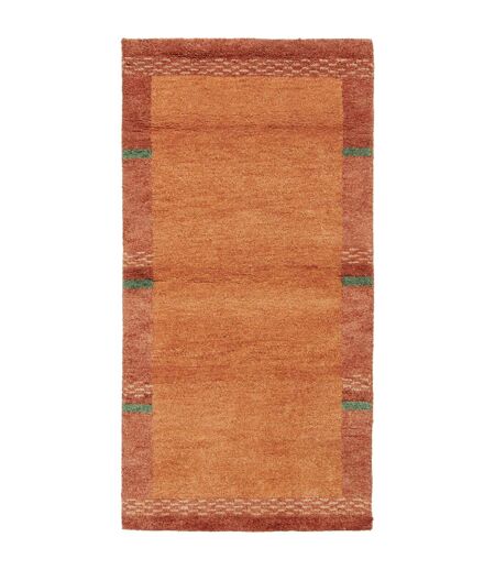 Tapis shaggy fait main en laine motif simple NEMCI