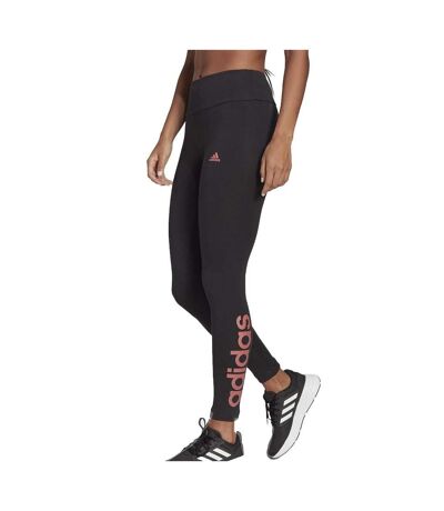 Legging noir femme adidas lin - m