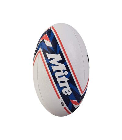Ballon de rugby grib taille 5 blanc / bleu Mitre