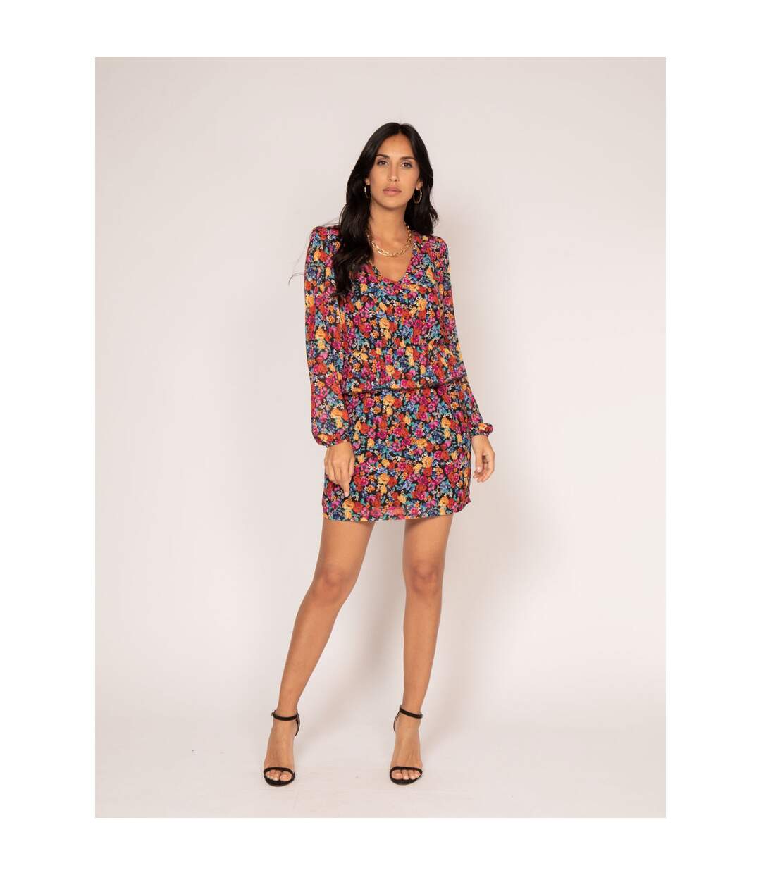 Robe courte motifs IMKIE - Dona X Lisa-4