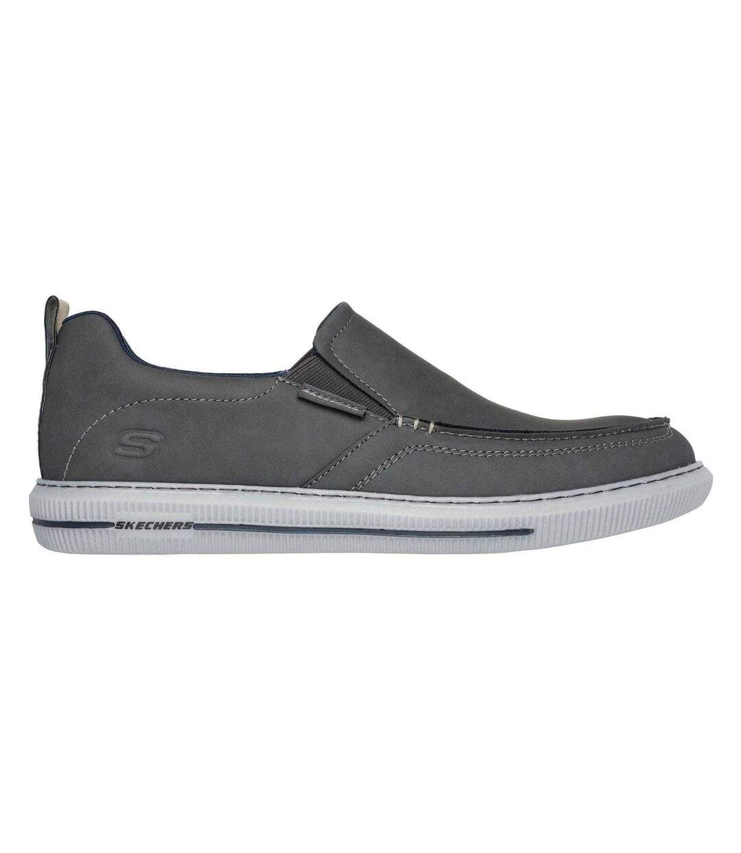 Mens Pertola Loafers Charcoal Skechers-1