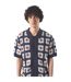 Chemise Motif/style Géométrique Timperley Homme Bleu Marine Pretty Green-4