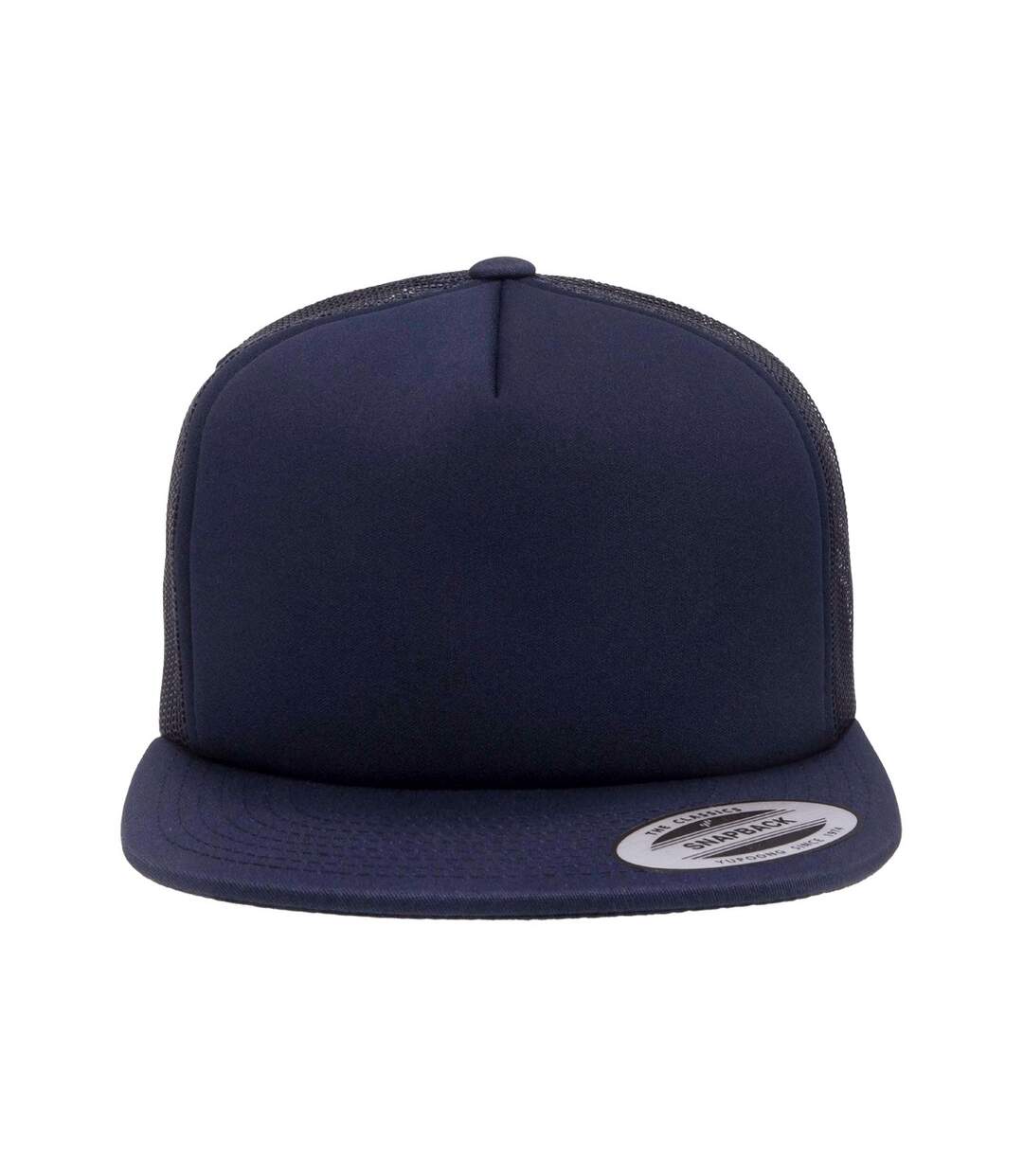 Casquette trucker flexfit bleu marine Yupoong-1