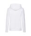 Womens/ladies Classic Hoodie White Fruit Of The Loom-2