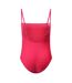 Maillot De Bain 1 Pièce Uni À Bretelles Fines Femme Rose Corail Speedo-2