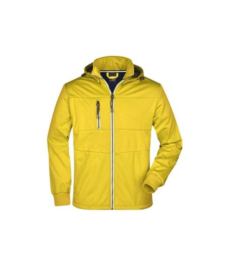 Veste Maritime Homme Jaune Bleu Marine Blanc James And Nicholson