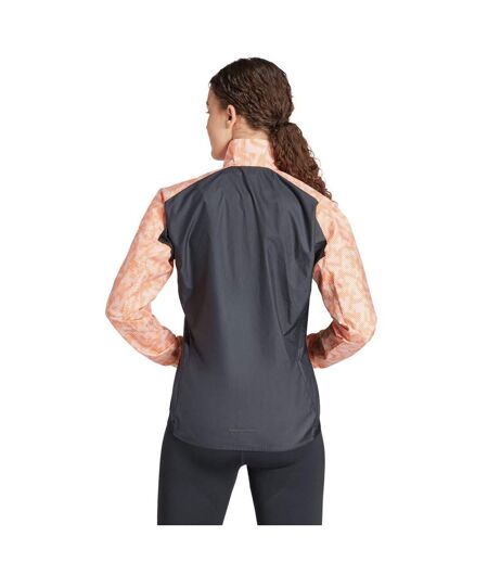 Veste Coupe-vent Terrex Trail Running Femme/ladies Ambre Noir Adidas
