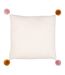 Ready set snow pom pom cushion cover 43cm x 43cm multicoloured Furn-2