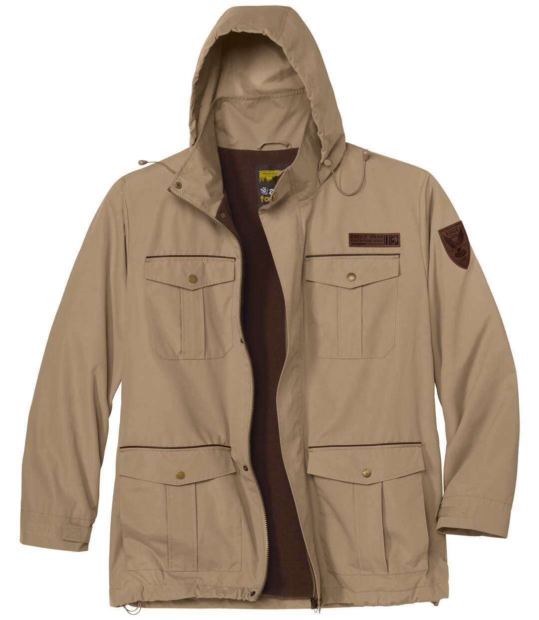 Mikropolár bélésű sokzsebes parka-7