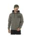 Sweat zippé homme à capuche en molleton avec print devant Vondutch-1