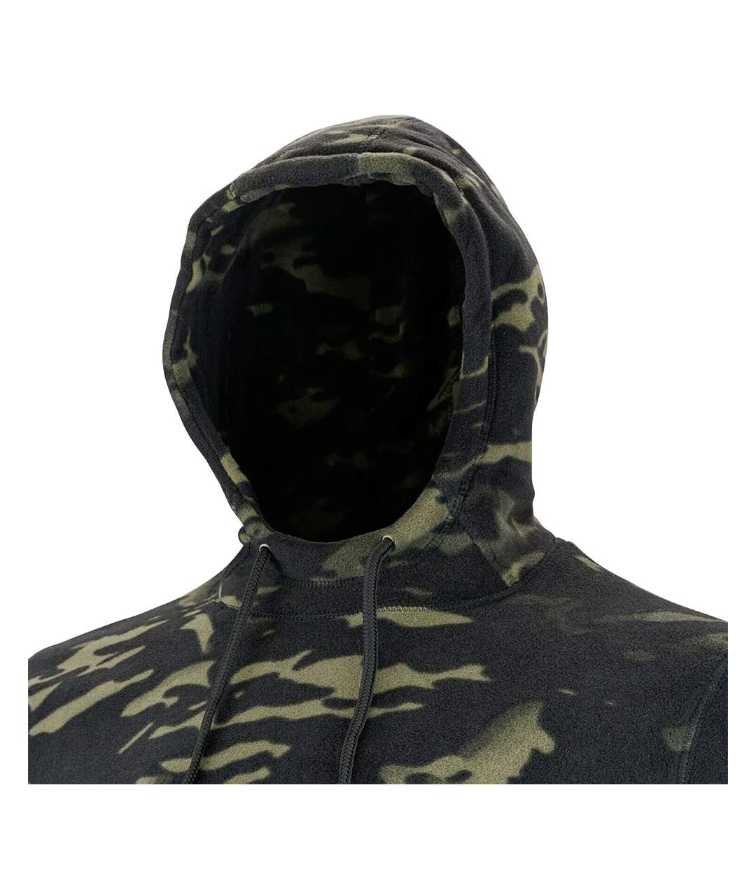 Sweat À Capuche Motif/style Camouflage Tactical Homme Noir Viper-4