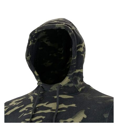 Sweat À Capuche Motif/style Camouflage Tactical Homme Noir Viper