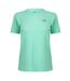 T-shirt Manches Courtes Course À Pied Femme Vert Turquoise Pâle New Balance-1
