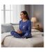 OZABI Ensemble Pyjama Femme Léger Broderie Motif Fantaisie-4